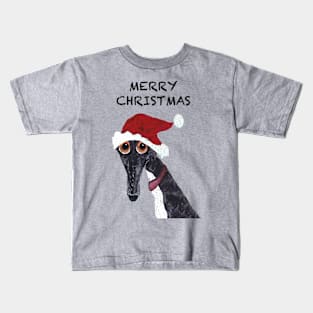 Greyhound Xmas Kids T-Shirt